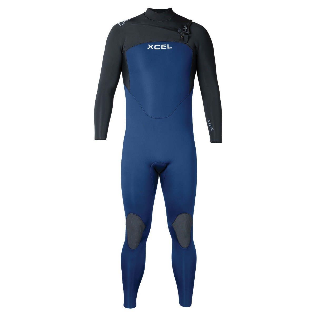 Xcel Axis Chest Zip 5/4mm Wetsuit in Navy/Black