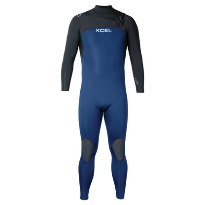 Xcel Axis Chest Zip 5/4mm Wetsuit in Navy/Black