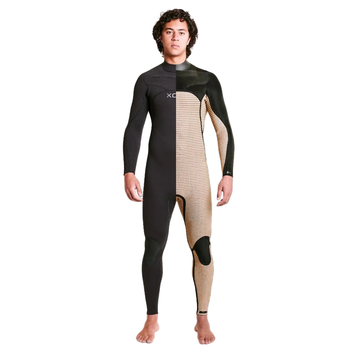 Xcel Comp + 3/2mm Men's Chest Zip Summer Wetsuit 2026 - Black