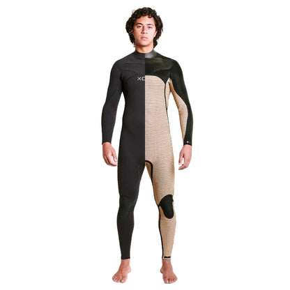Xcel Comp + 3/2mm Men's Chest Zip Summer Wetsuit 2026 - Black