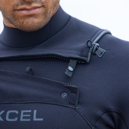 Xcel Comp + 3/2mm Men's Chest Zip Summer Wetsuit 2026 - Black