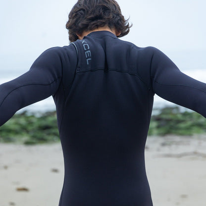 Xcel Comp + 4/3mm Men's Chest Zip Wetsuit 2026 - Black