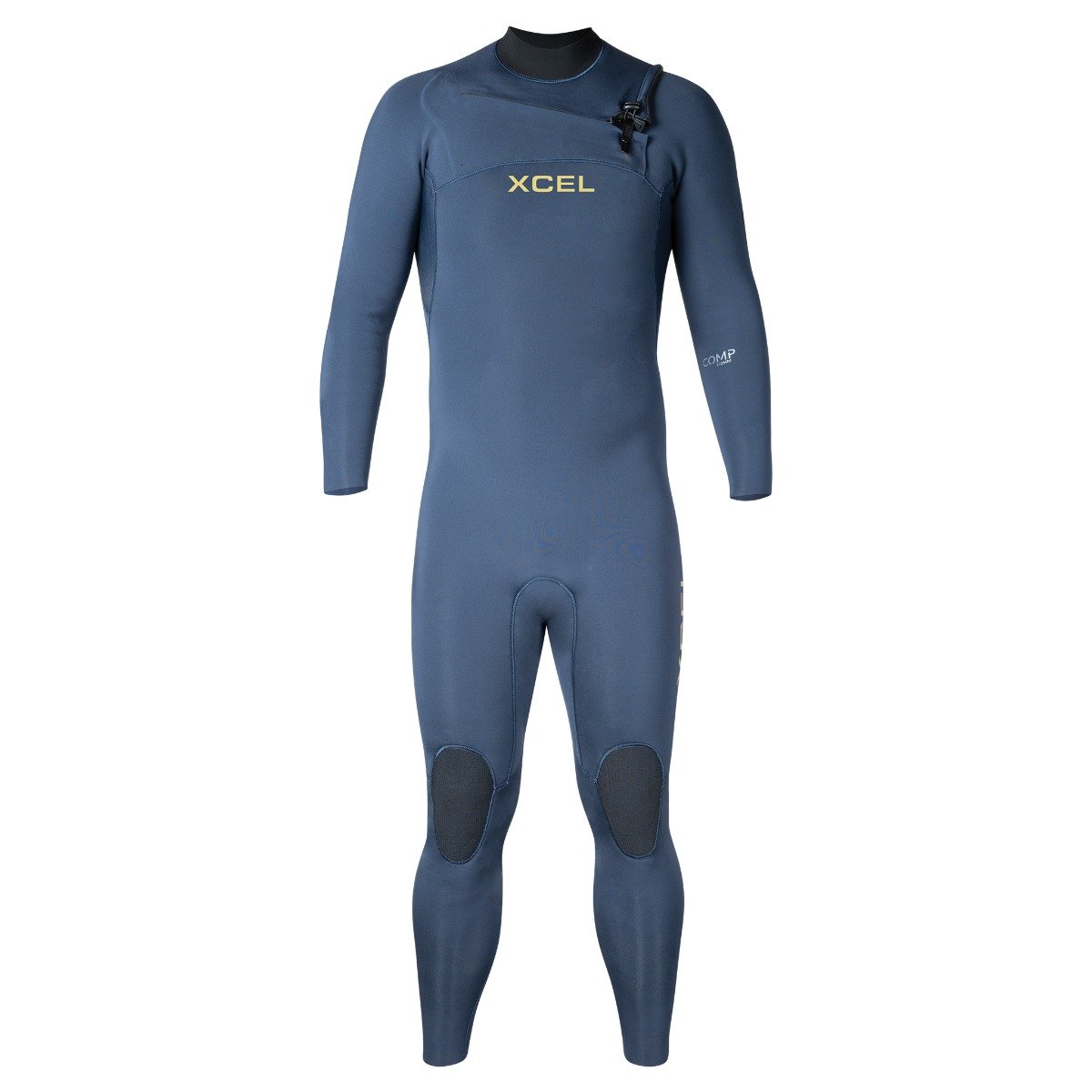 Xcel Comp Chest Zip 5/4mm Wetsuit in Slate Black