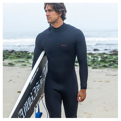 Xcel Infiniti 5/4mm Mens Back Zip Winter Wetsuit - Black