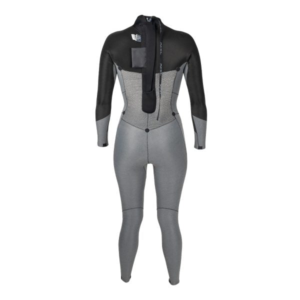 Xcel Axis Women's Back Zip 5/4mm Wetsuit 2025 - Black/Black Flower Print