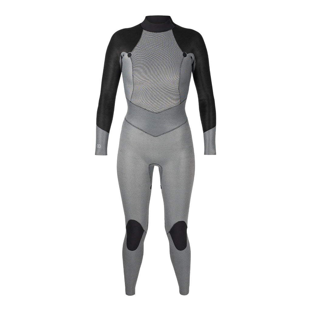 Xcel Axis Women's Back Zip 5/4mm Wetsuit 2025 - Black/Black Flower Print