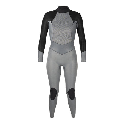 Xcel Axis Women's Back Zip 5/4mm Wetsuit 2025 - Black/Black Flower Print