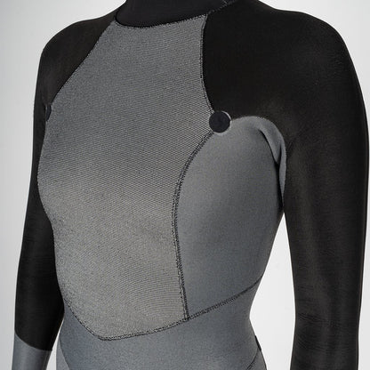 Xcel Axis Women's Back Zip 5/4mm Wetsuit 2025 - Black/Black Flower Print