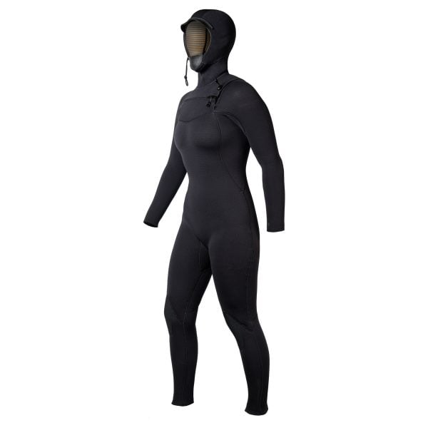 Xcel Comp + 5/4mm Women's Hooded Chest Zip Winter Wetsuit 2026 - Black
