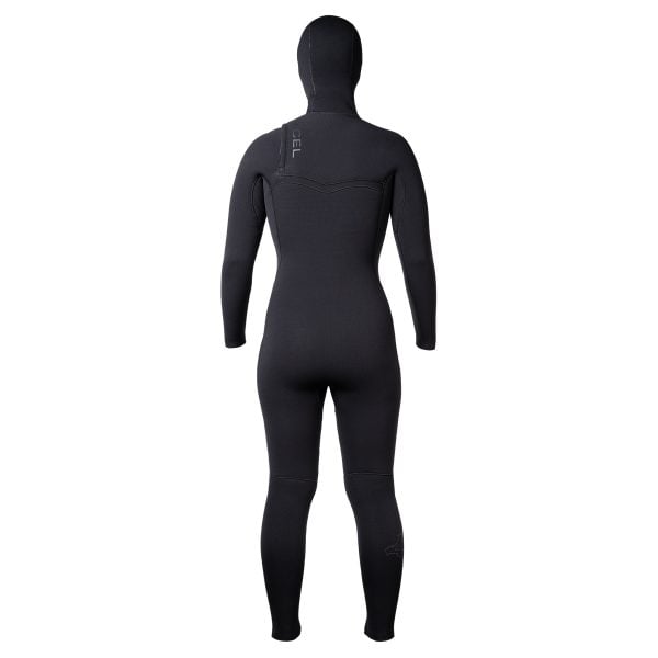 Xcel Comp + 5/4mm Women's Hooded Chest Zip Winter Wetsuit 2026 - Black