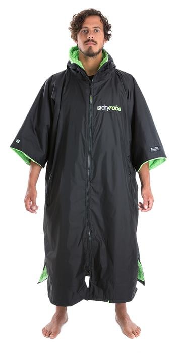 Dryrobe Advance Short Sleeve - Black / Green