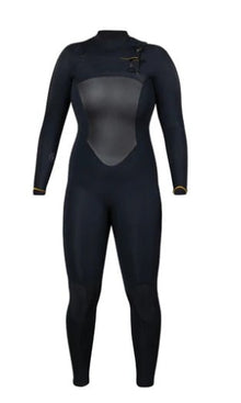 Xcel Drylock 4/3mm Womens Chest Zip Wetsuit - Black