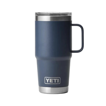 YETI RAMBLER 20OZ (591ML) TRAVEL MUG IN NAVY
