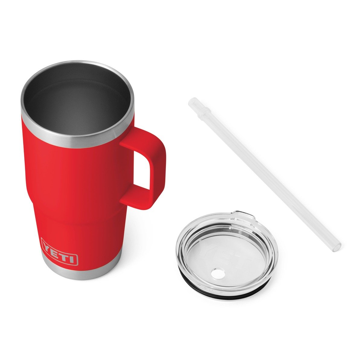 Yeti Rambler 25oz Straw Mug - Rescue Red