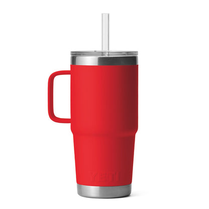 Yeti Rambler 25oz Straw Mug - Rescue Red