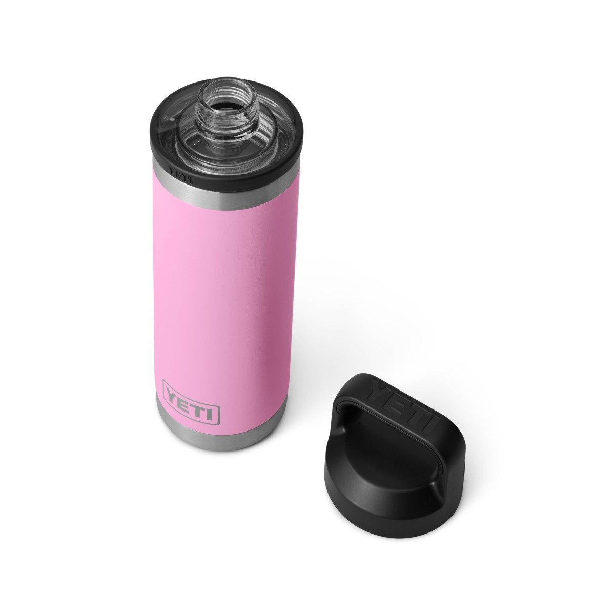 Yeti Rambler 18oz (532ml) Bottle with Chug Cap - Power Pink