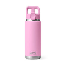 Yeti Rambler 26oz Bottle With Straw Cap - Power Pink