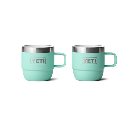 Yeti Rambler 6oz Stackable Espresso Mugs - Seafoam