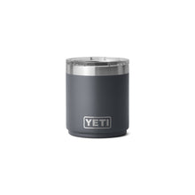 Yeti Rambler 10oz Stackable Lowball With Mugslider - Charcoal