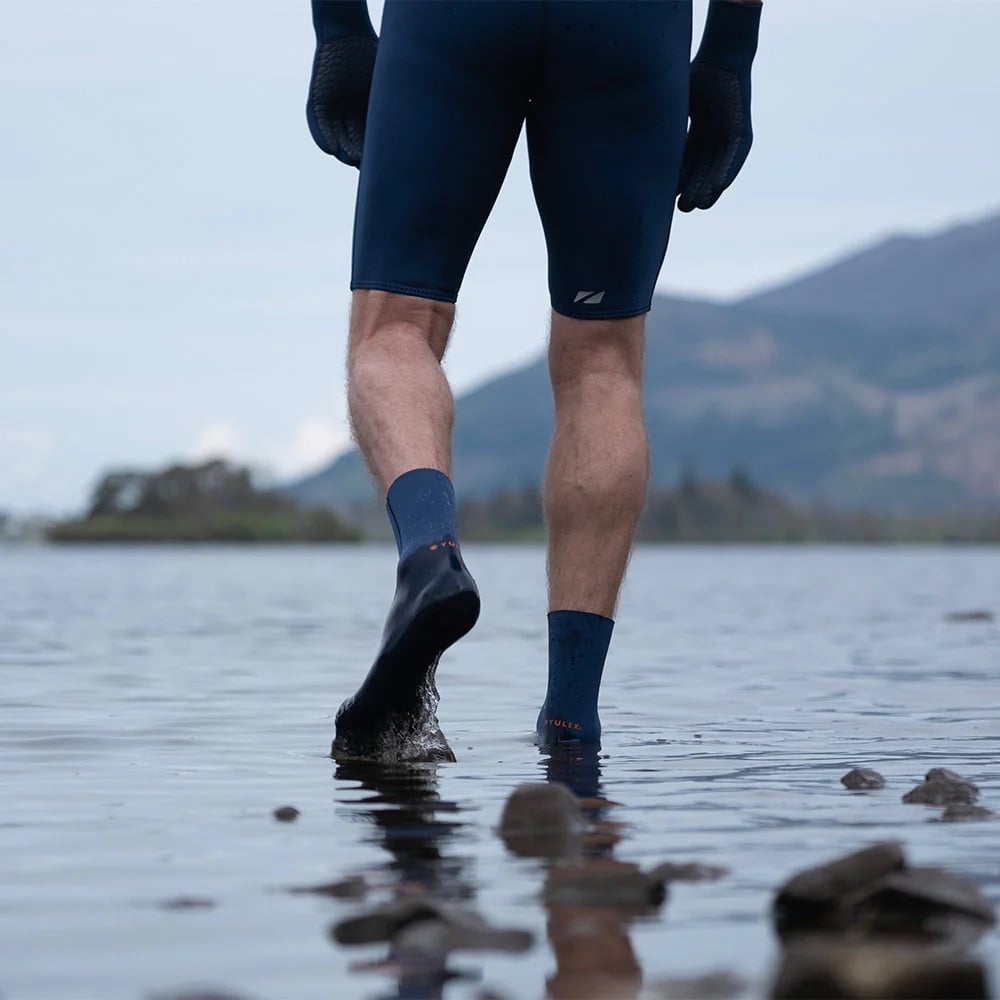 ZONE3 Yulex Swim Socks - Navy