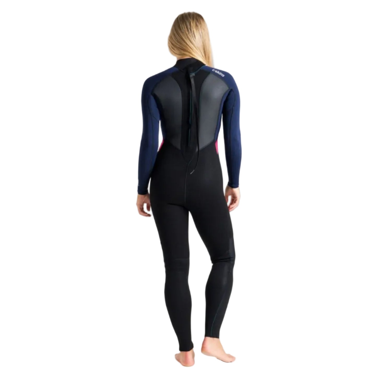 C-Skins Element 3/2mm Women's Back Zip Wetsuit - Slate/Coral