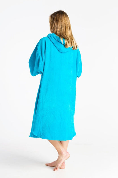 Robie Robes Original Long Sleeve Changing Robe - Blue Atoll - Back