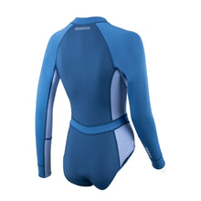 ZONE3 Women's Yulex 1.5mm Long Sleeve Swimsuit - Multi Blue