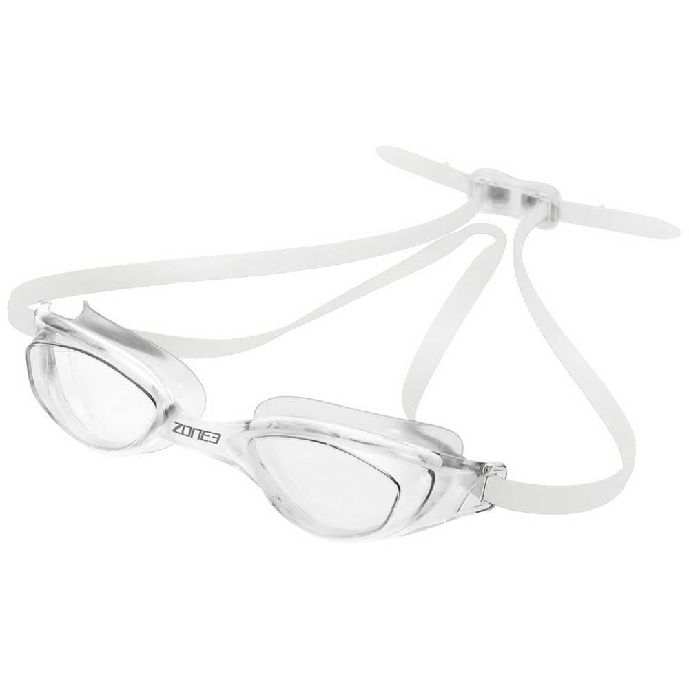 Zone3 Aspect Polarized Mirror Swim Goggles - Mirror White/Clear - Full View