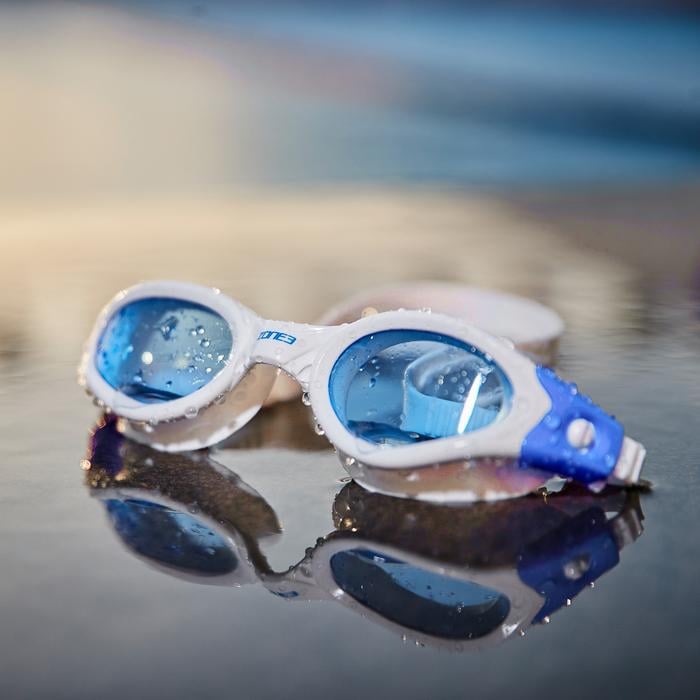 ZONE3 Apollo Goggles Tinted Lens - White/Blue