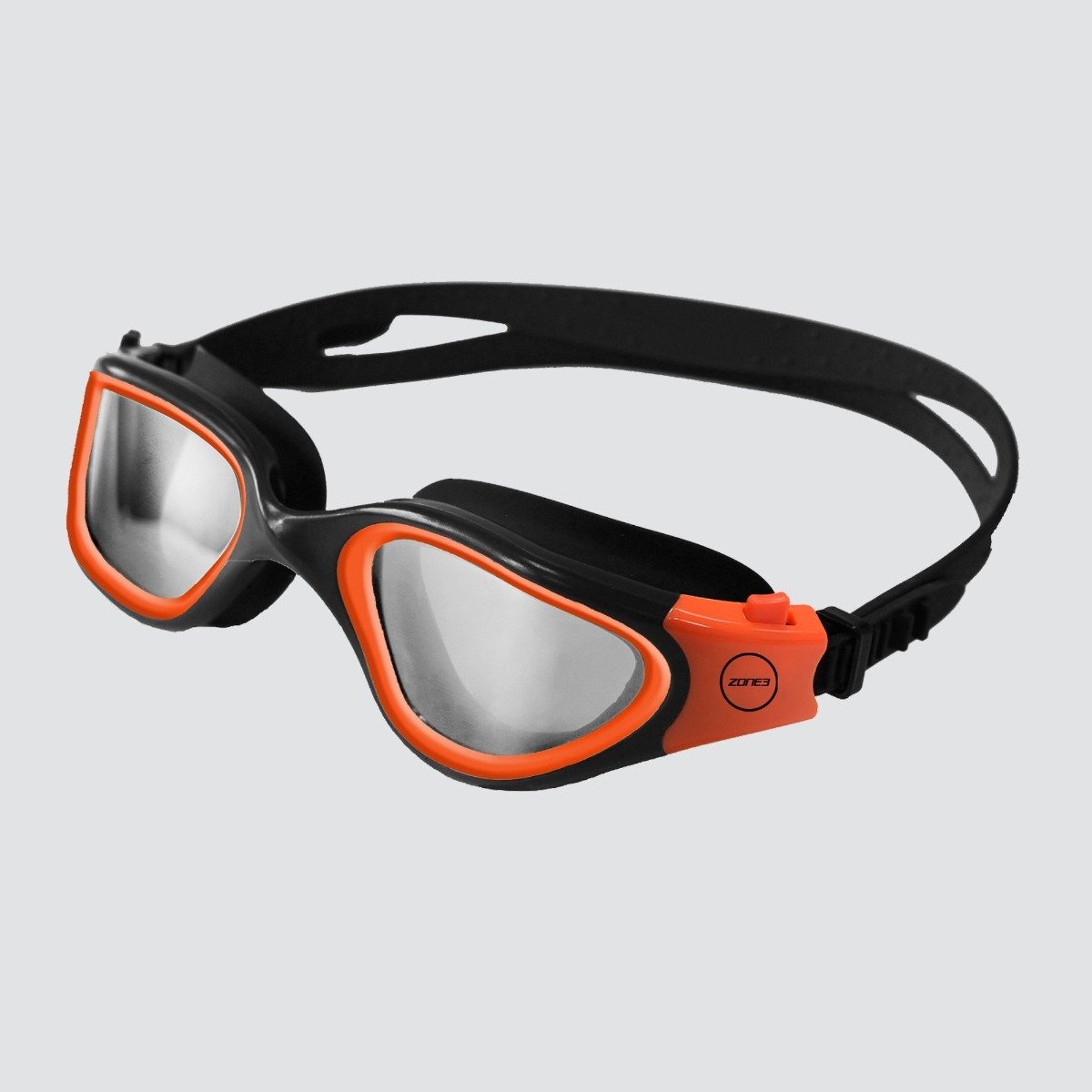 Zone 3 Vapour Swim Goggles 2021 - Hi-Vis Orange - Full View