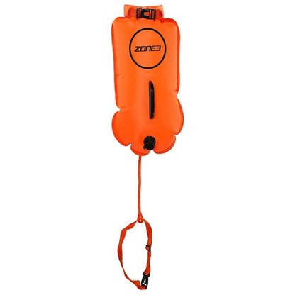 Zone 3 Swim Safety Buoy Dry Bag Orange - 28L