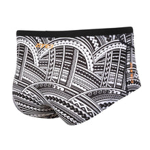 Zone3 Kona Speed Swim Briefs - Black/White - Back