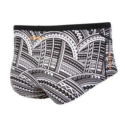 Zone3 Kona Speed Swim Briefs - Black/White - Back