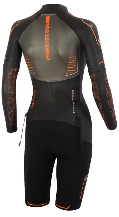 Zone 3 Evolution Swimrun Womens Open Water Wetsuit - 2021 - Back