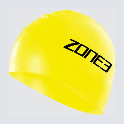 ZONE3 Silicone Athlete Swim Cap - Assorted Colours